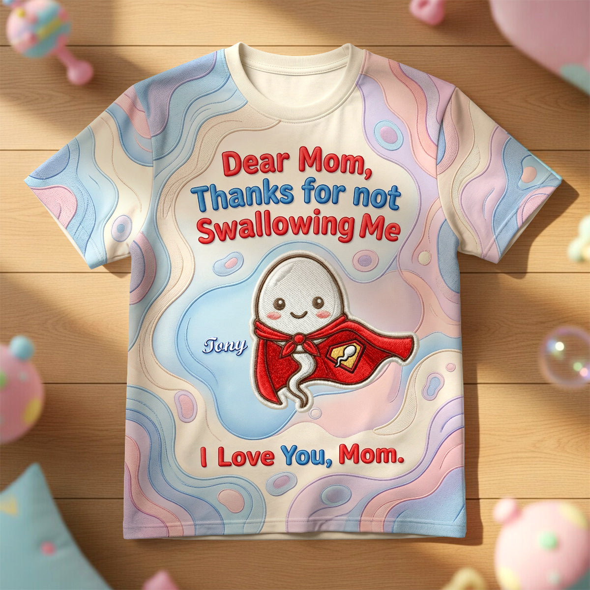 Funny Sperm Shirt - Personalized Gifts For Mom 03NADH060426