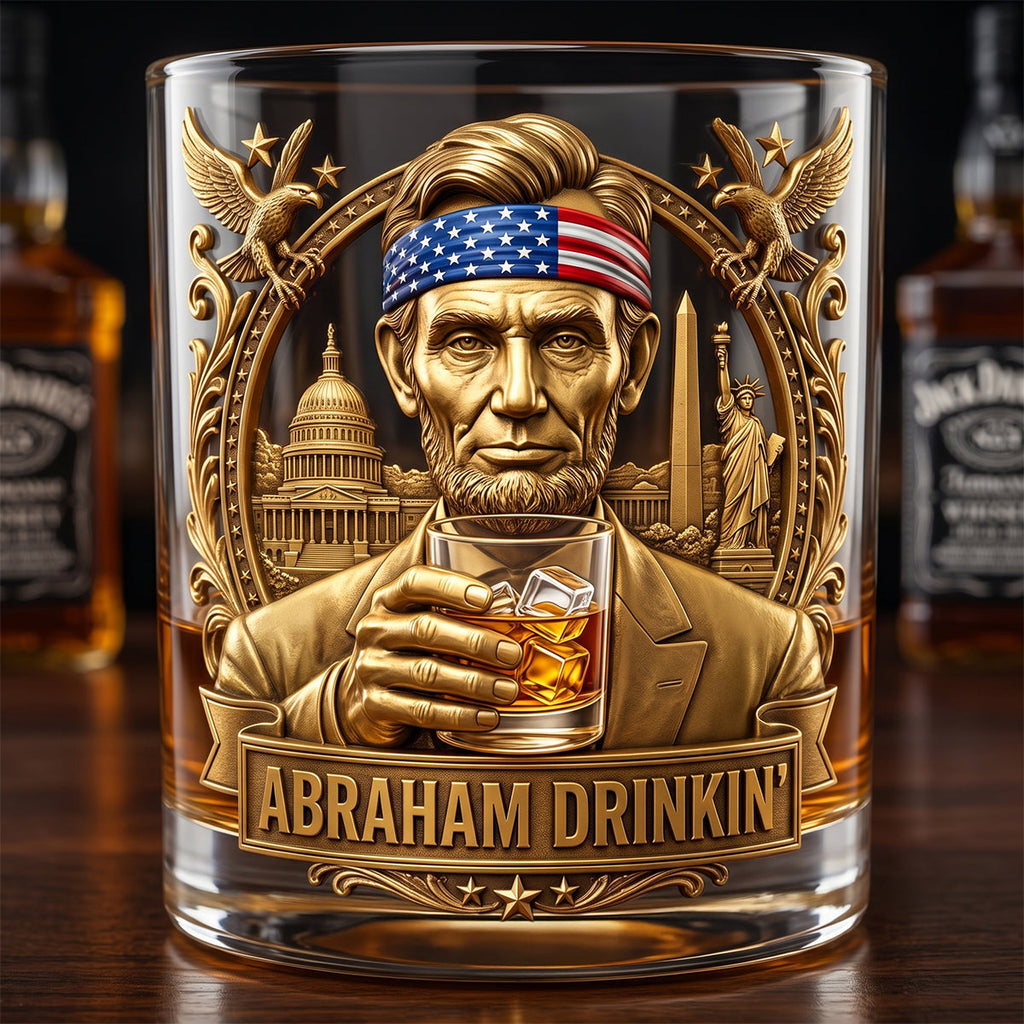 Bold & Memorable Round Glass - Personalized Anniversary Gifts 02HUDT120626