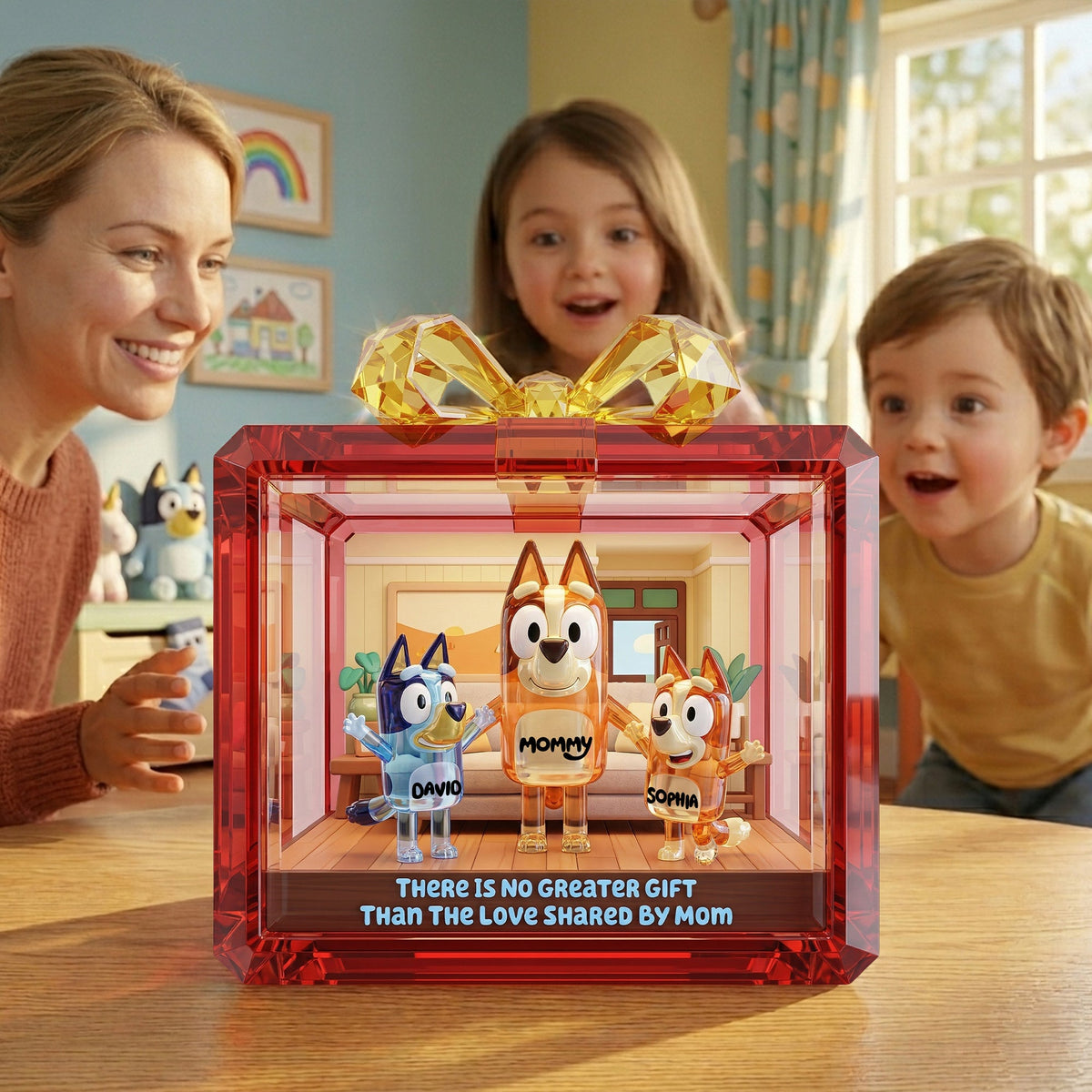 Mom's Love Acrylic Plaque - Personalized Gifts For Moms 01nalu080426