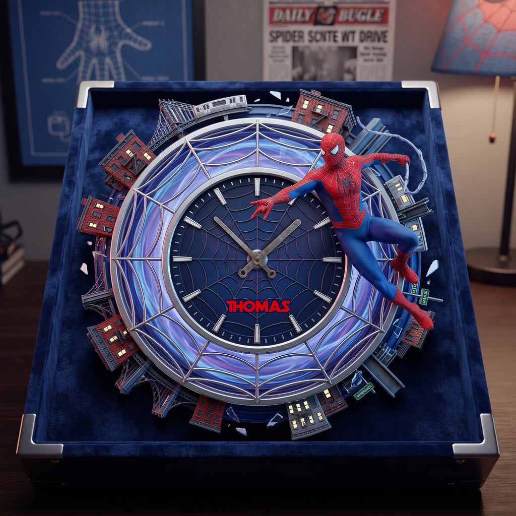Masked Fighter Acrylic Wall Clock - Personalized Gifts 05nalu180726