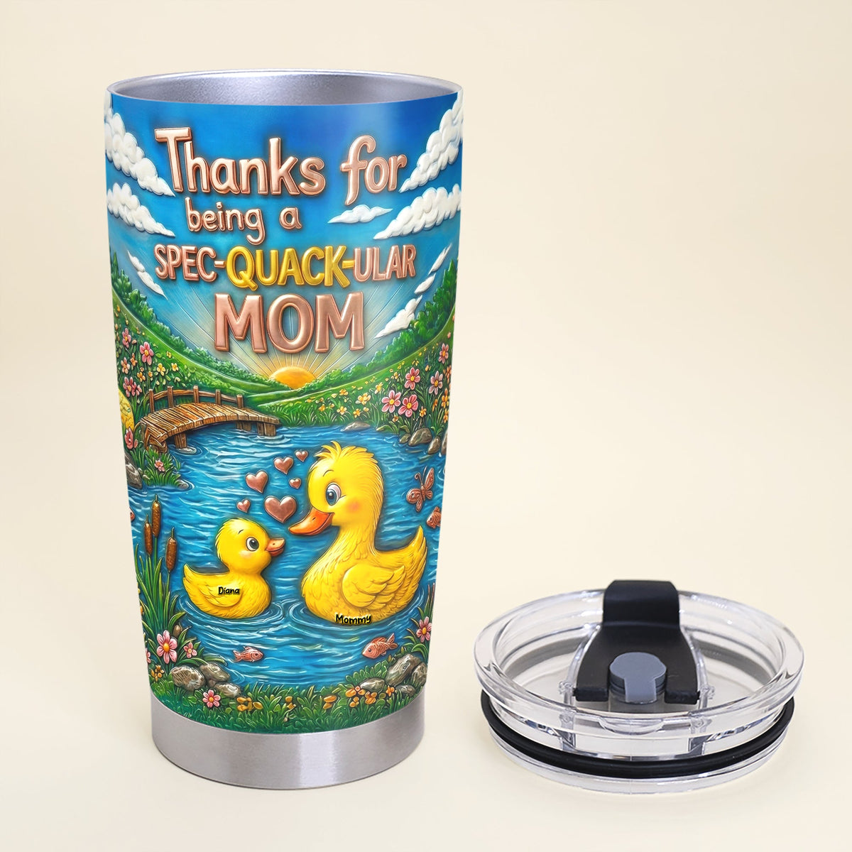 Spec-quack-ular Mom Tumbler -  Personalized Gifts For Moms 03tyqn030326
