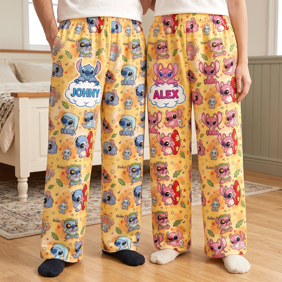 Cute Alien Pajama Pants - Personalized Gifts 01patn260626