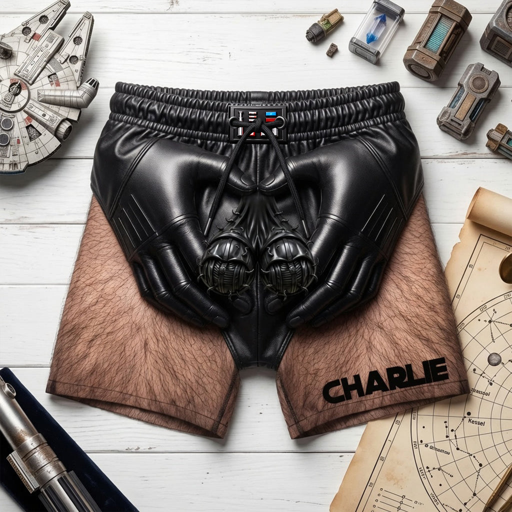 Funny Space Warrior Men's Beach Short - Personalized Gift 04OHLU040726