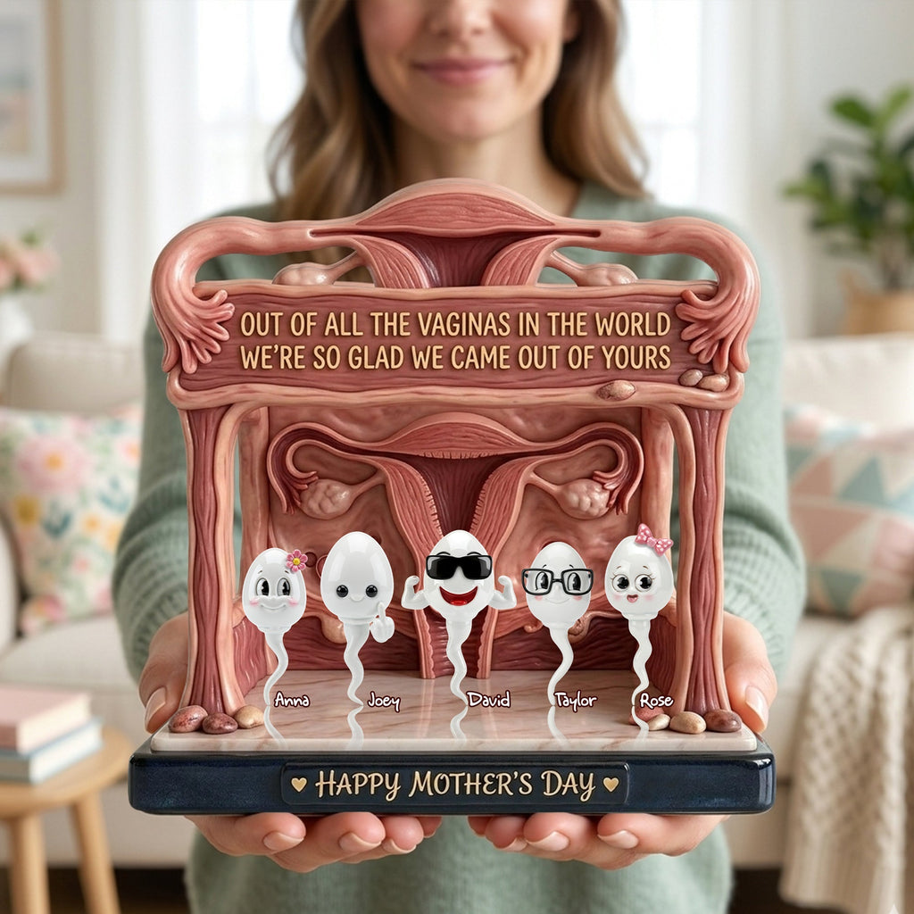 Funny Rude Mom Acrylic Plaque - Personalized Gift For Mom 05OHLU010426