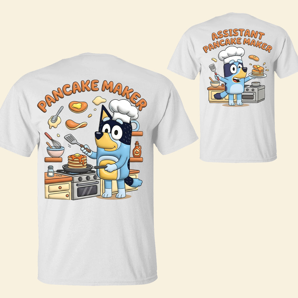 Lovely Pancake Maker Dad & Kids Shirt - Personalized Gifts For Dads 04natn200526