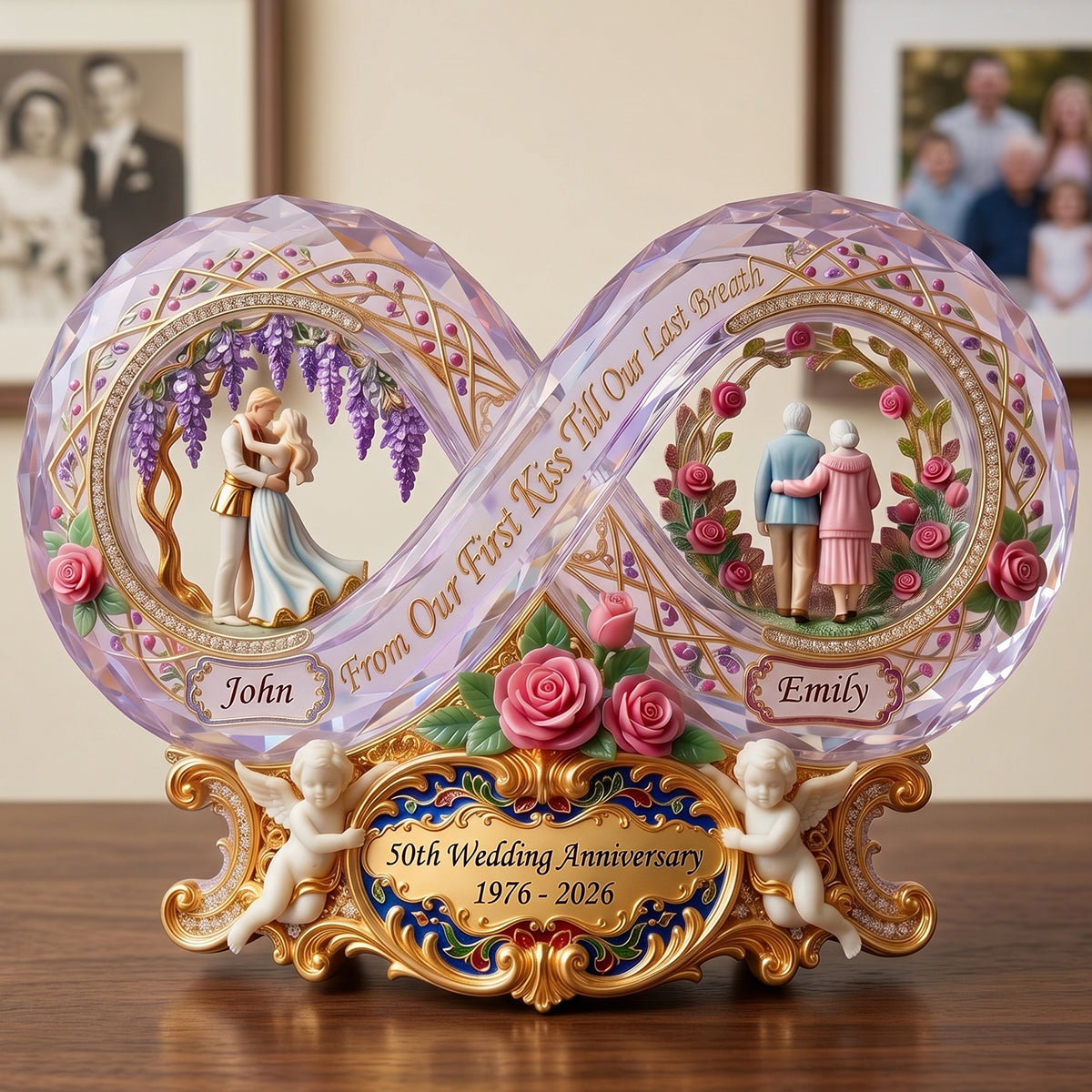 A Lifetime Of Love Acrylic Plaque - Personalized Gifts For Loved Ones 02TYTN290526