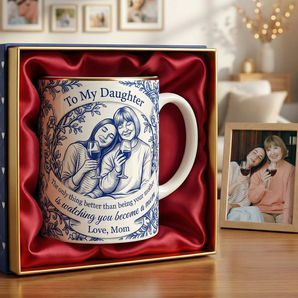 To My Daughter Coffee Mug - Custom Photo Gifts For Mother's Day 05NAQN310326