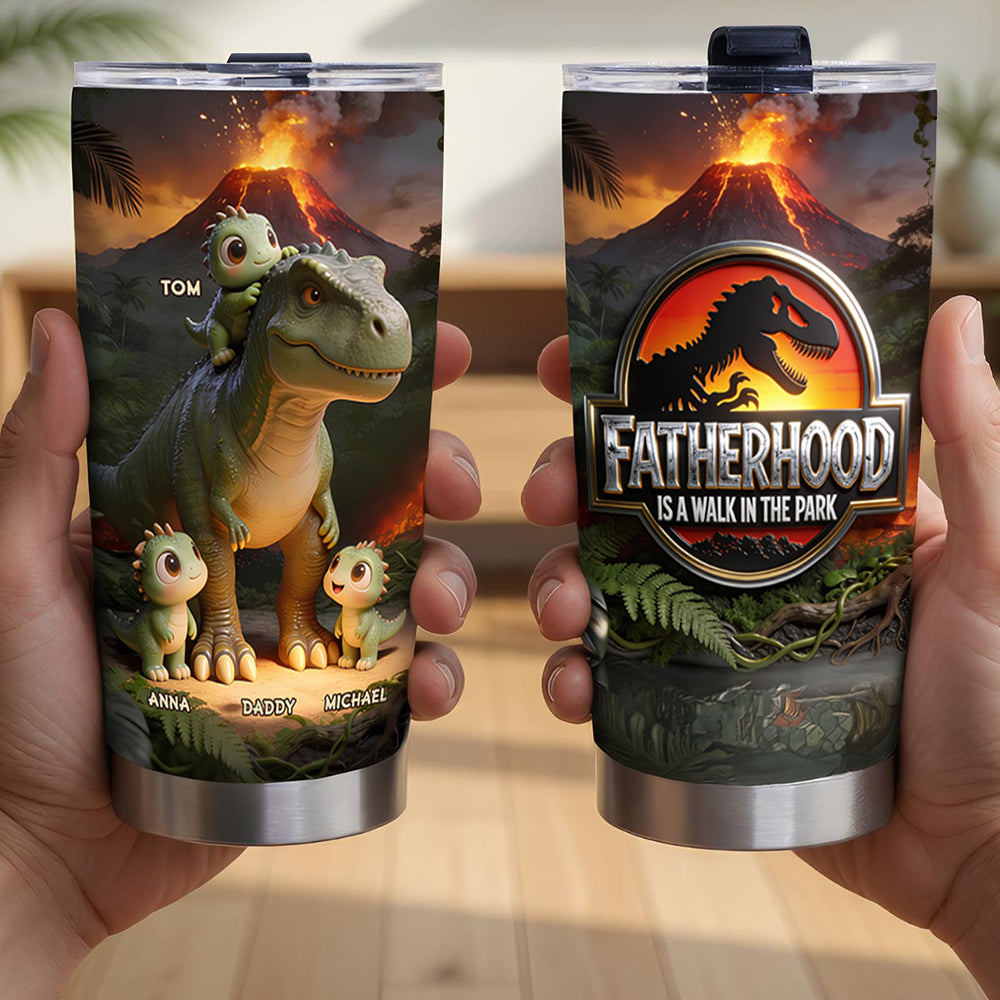 Prehistoric Earth Creatures Tumbler - Personalized Gifts For Dads 03pgdt300426