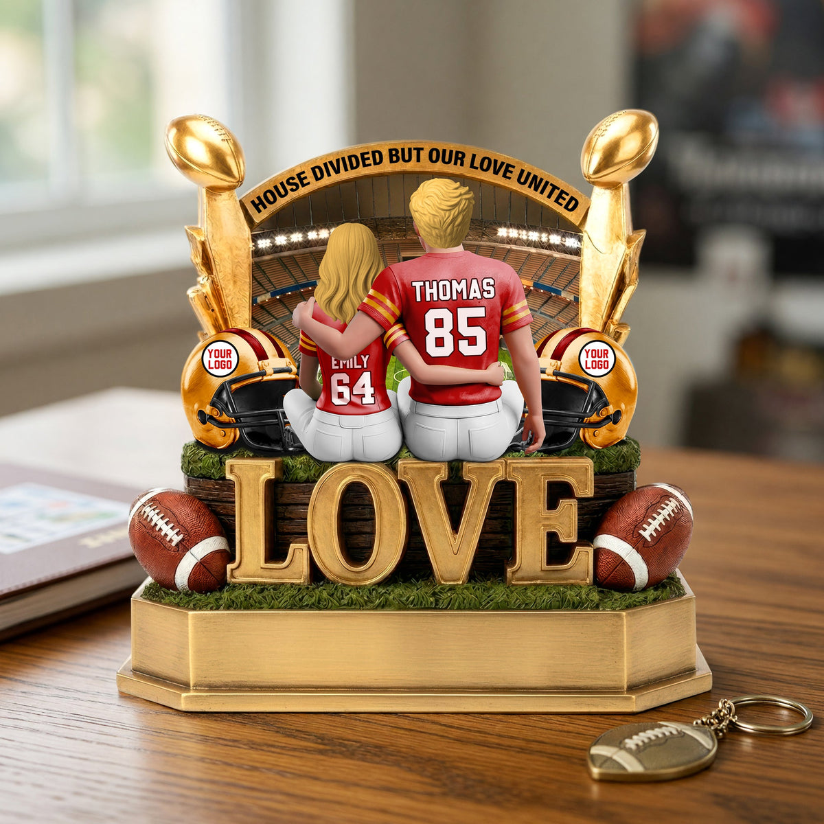 Eternal Affection Acrylic Plaque - Personalized Gifts For Sporty Couples 05ohqn200626