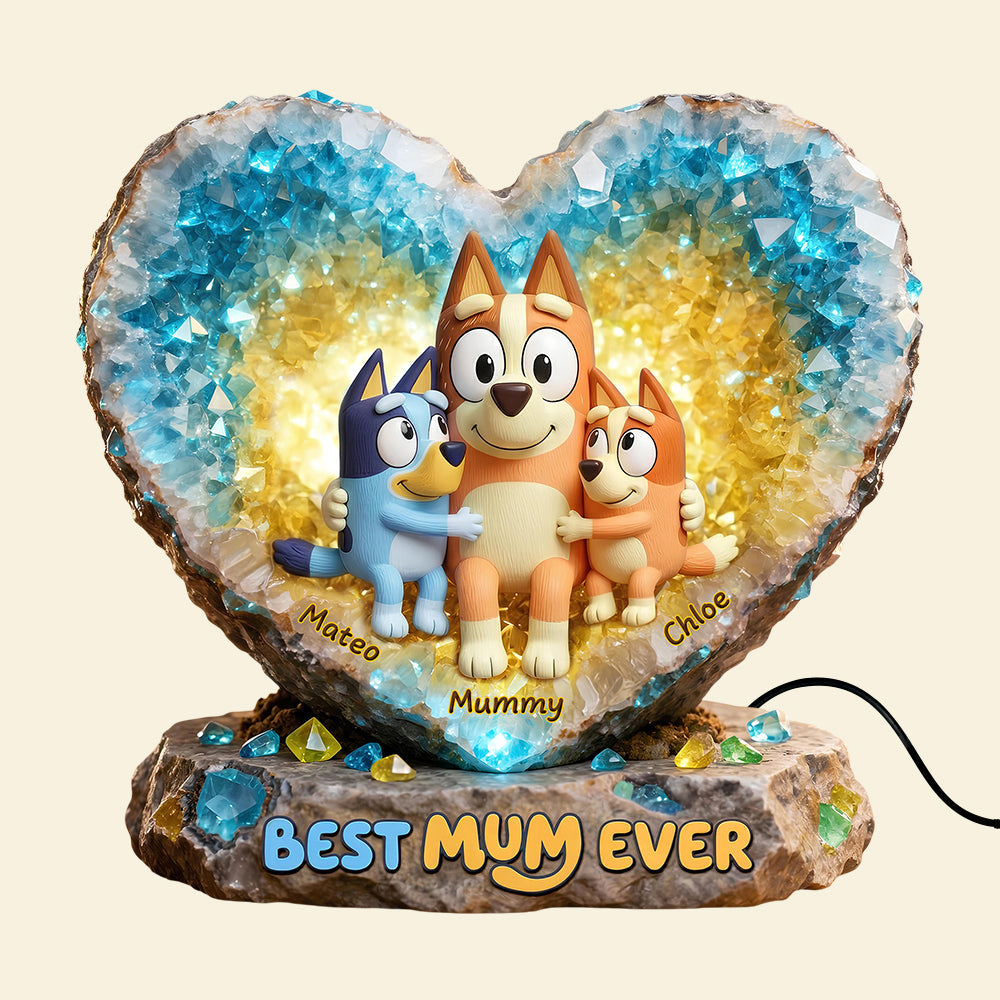 Glowing Hug Motherhood Light Box Personalized Gifts For Mom 06HUDT140426