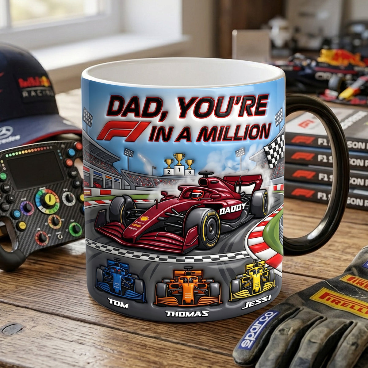 Dad, You’re In A Million Magic Coffee Mug - Personalized Gifts For Dad 096nalu080626