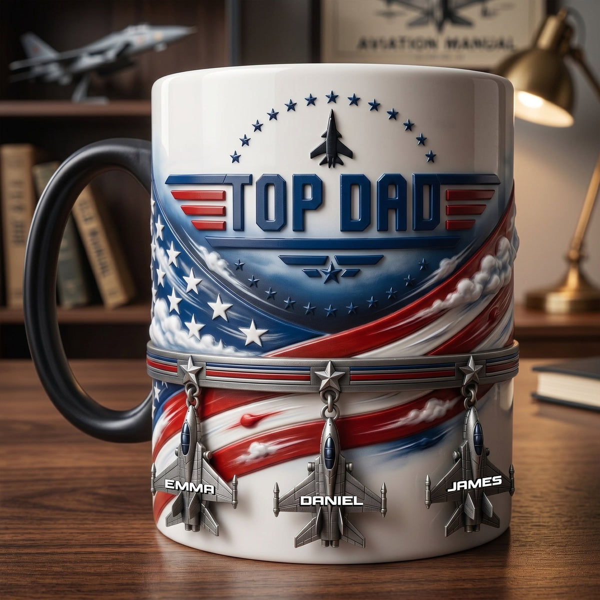 Fighter Aircraft Magic Mug - Personalized Gifts For Dads 05ohlu190526