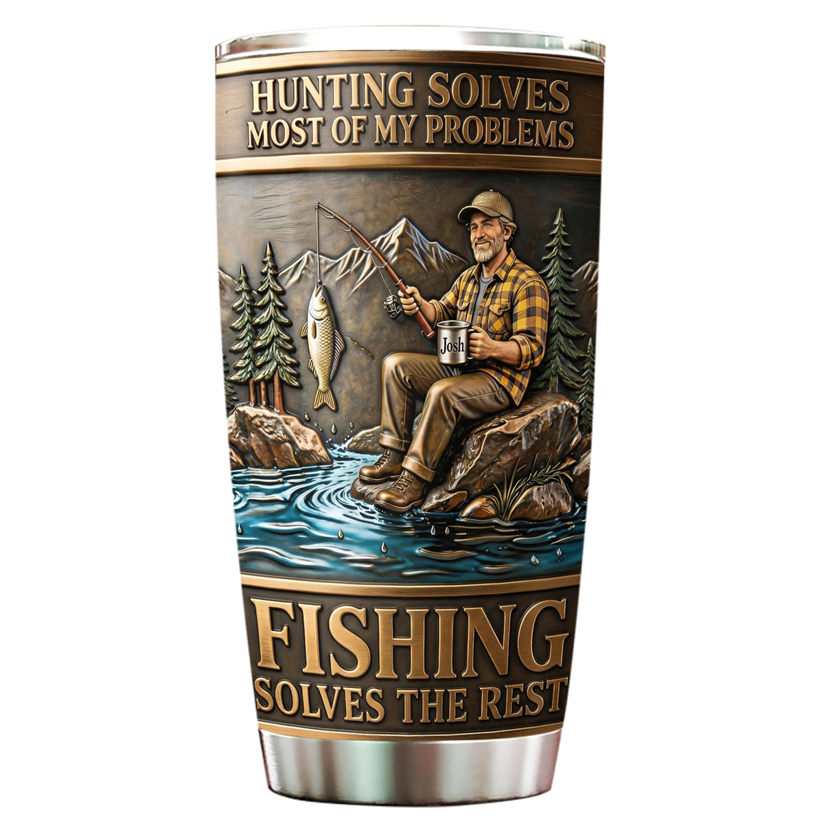 Fishing Tumbler - Custom Photo Gifts For Fishing Lovers 05tyqn020326