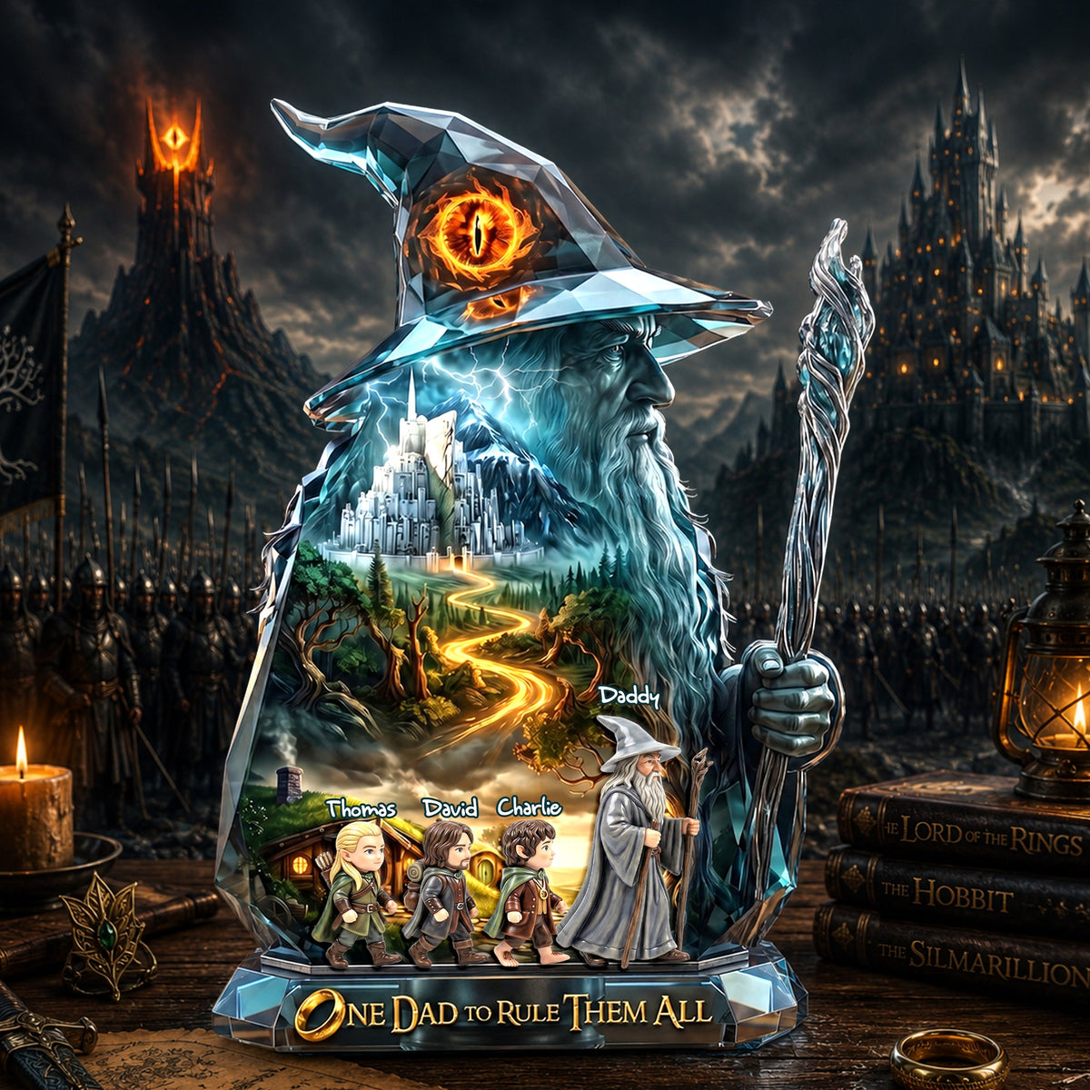 Dad Acrylic Plaque, Personalized Gifts For Dads 052qhlu080626