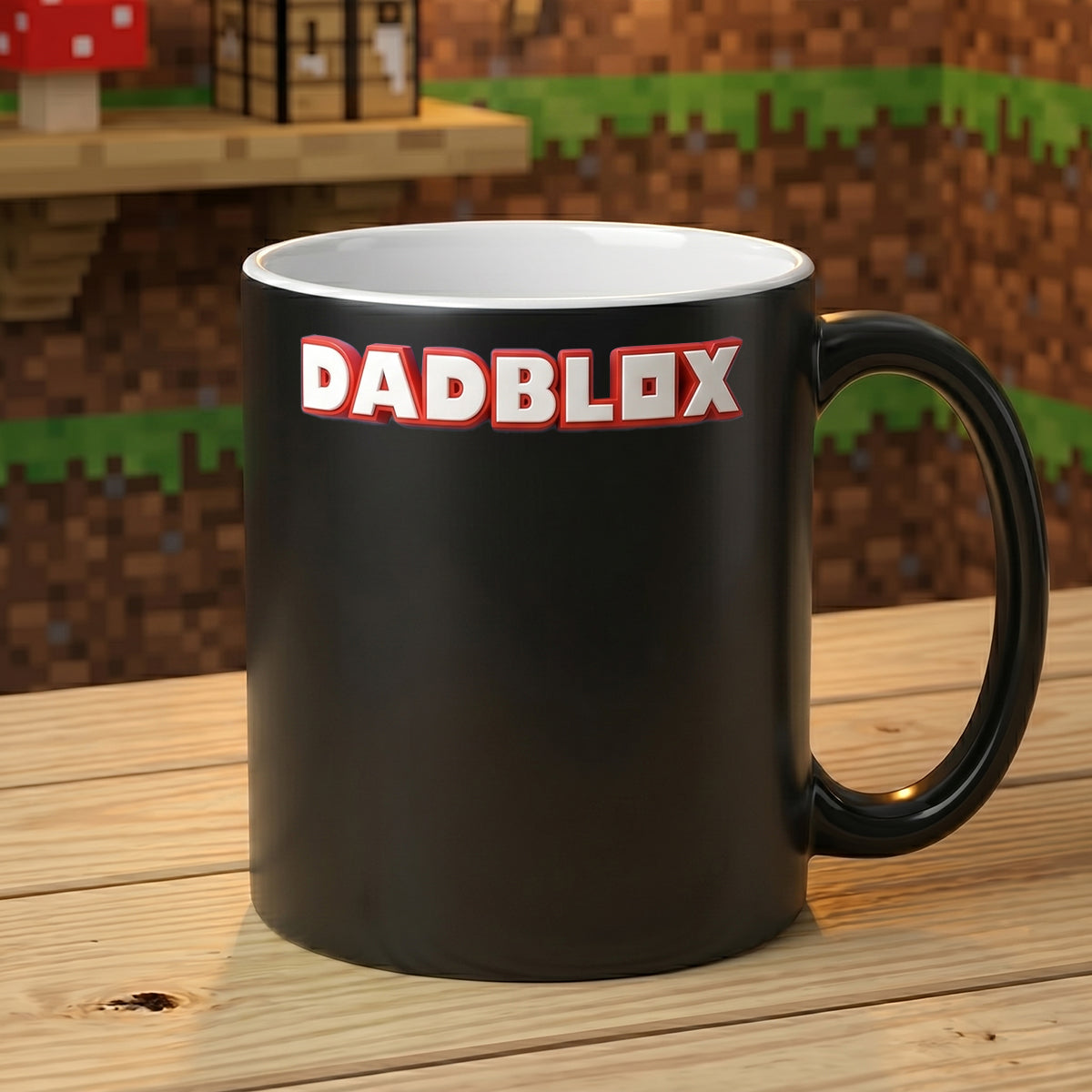 Custom Photo Block Game Dad Magic Coffee Mug - Personalized Gifts For Father's Day Magic Mug 03NATN150526
