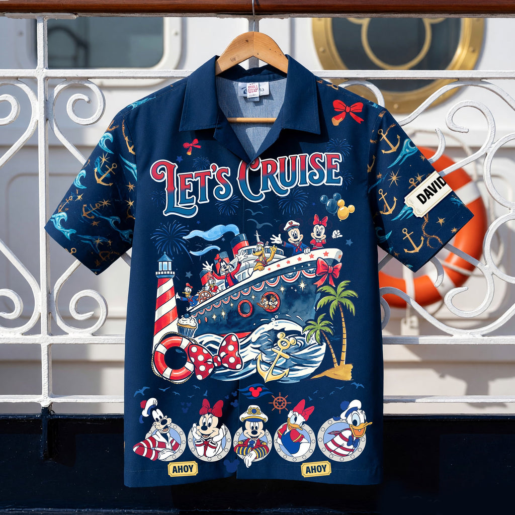 Fun Cruise Squad Hawaiian Shirt, Personalized Gifts For Cruising Squad 03qhqn190326