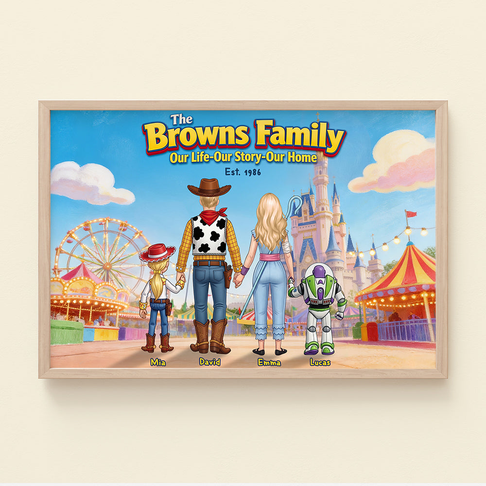 Family Adventure Canvas - Personalized Gifts For Family 02HUDT200626