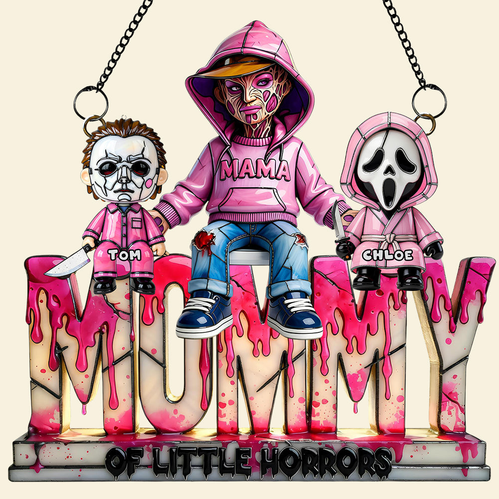 Pinky Horror Mom Suncatcher Ornament - Personalized Gifts For Mom 03OHDT280326
