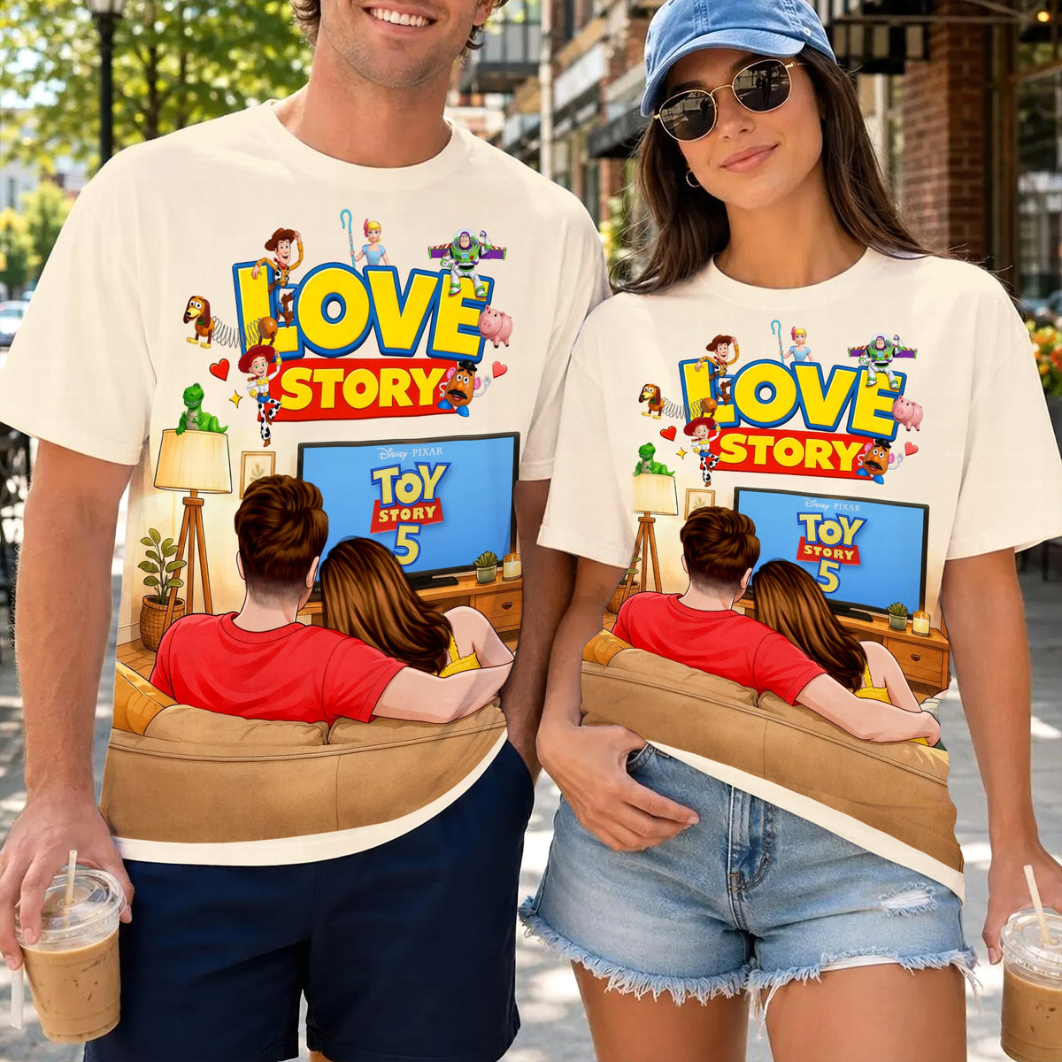 Couple Watching Shirt - Personalized Gifts For Couple 03naqn250626