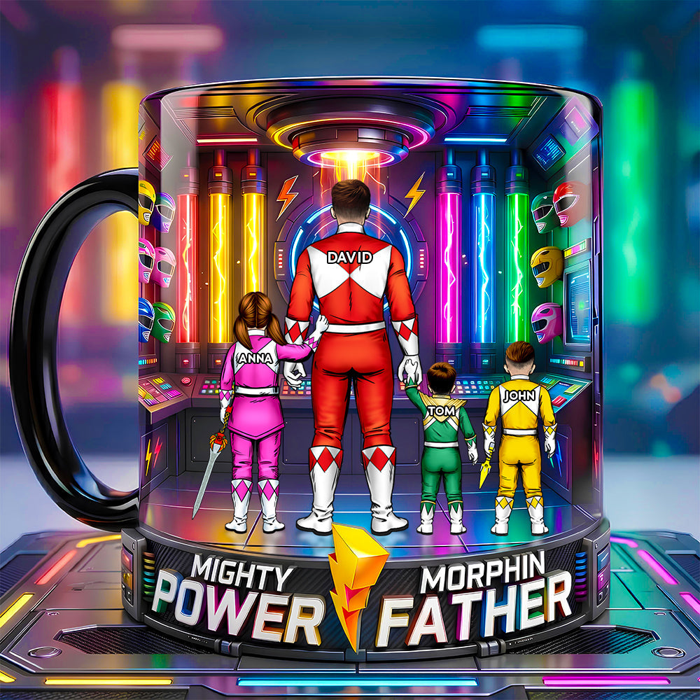 Power Father Magic Coffee Mug - Personalized Gifts For Dad 01hudt020526