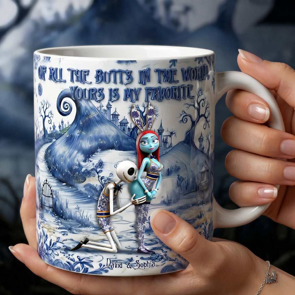 Skeleton Naughty Coffee Mug - Personalized Gifts For Couple 04ohlu030626