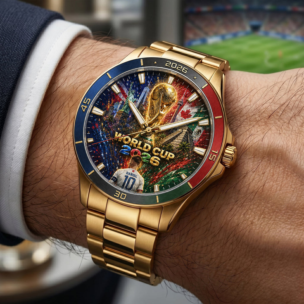 Global Championship Stainless Steel Men's Watch - Personalized Gifts For Sport Lovers 03tolu260526