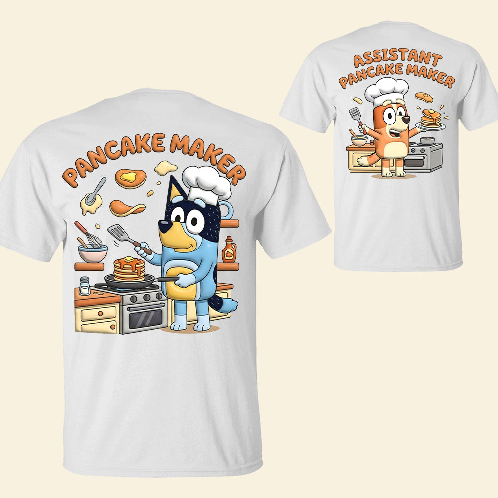 Lovely Pancake Maker Dad & Kids Shirt - Personalized Gifts For Dads 04natn200526