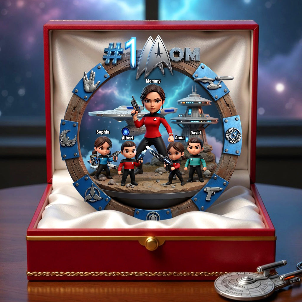 Best Captain Mom Acrylic Plaque, Personalized Gifts For Mom 01qhqn210426