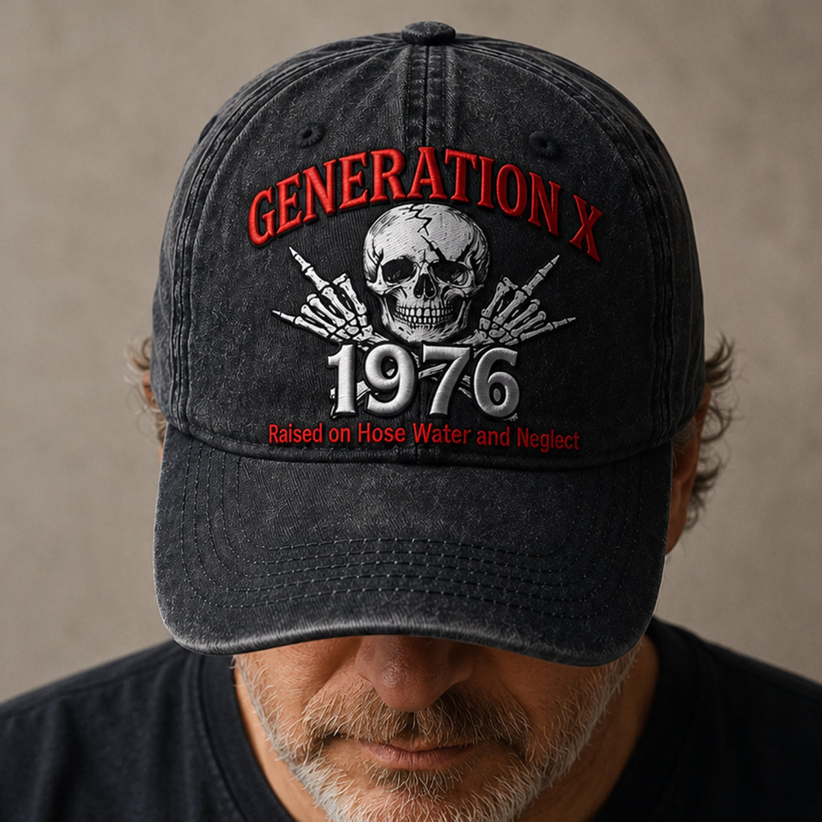 Vintage Generation X Personalized Classic Cap 02NAQN300626