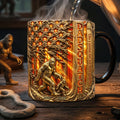 Proud American Sasquatch Dad Magic Mug - Personalized Gifts For Dads 02QHDT070526