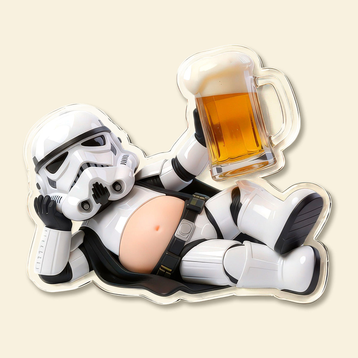 Funny Drunk Anti-collision Acrylic Fridge Magnet Personalized Gifts 03PADH110626
