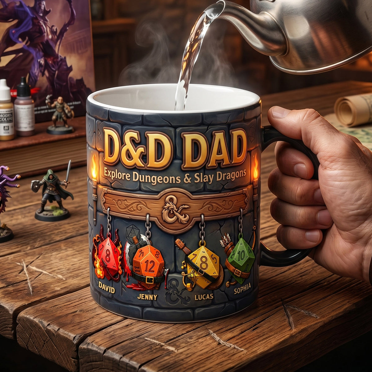 Epic Dad Magic Coffee Mug - Personalized Gifts For Dad 04NATN290426