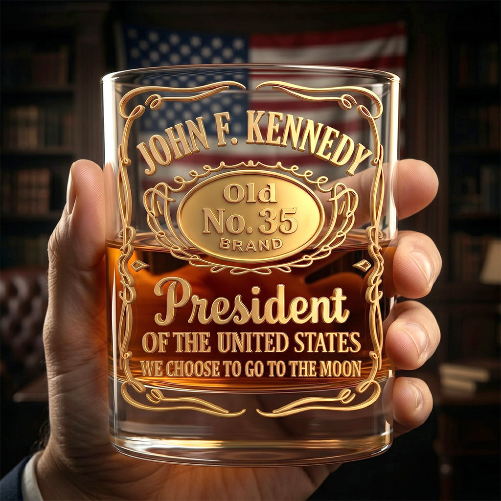 Vintage Style Round Glass - Personalized Patriotic Keepsake Gift 02HUTN030626
