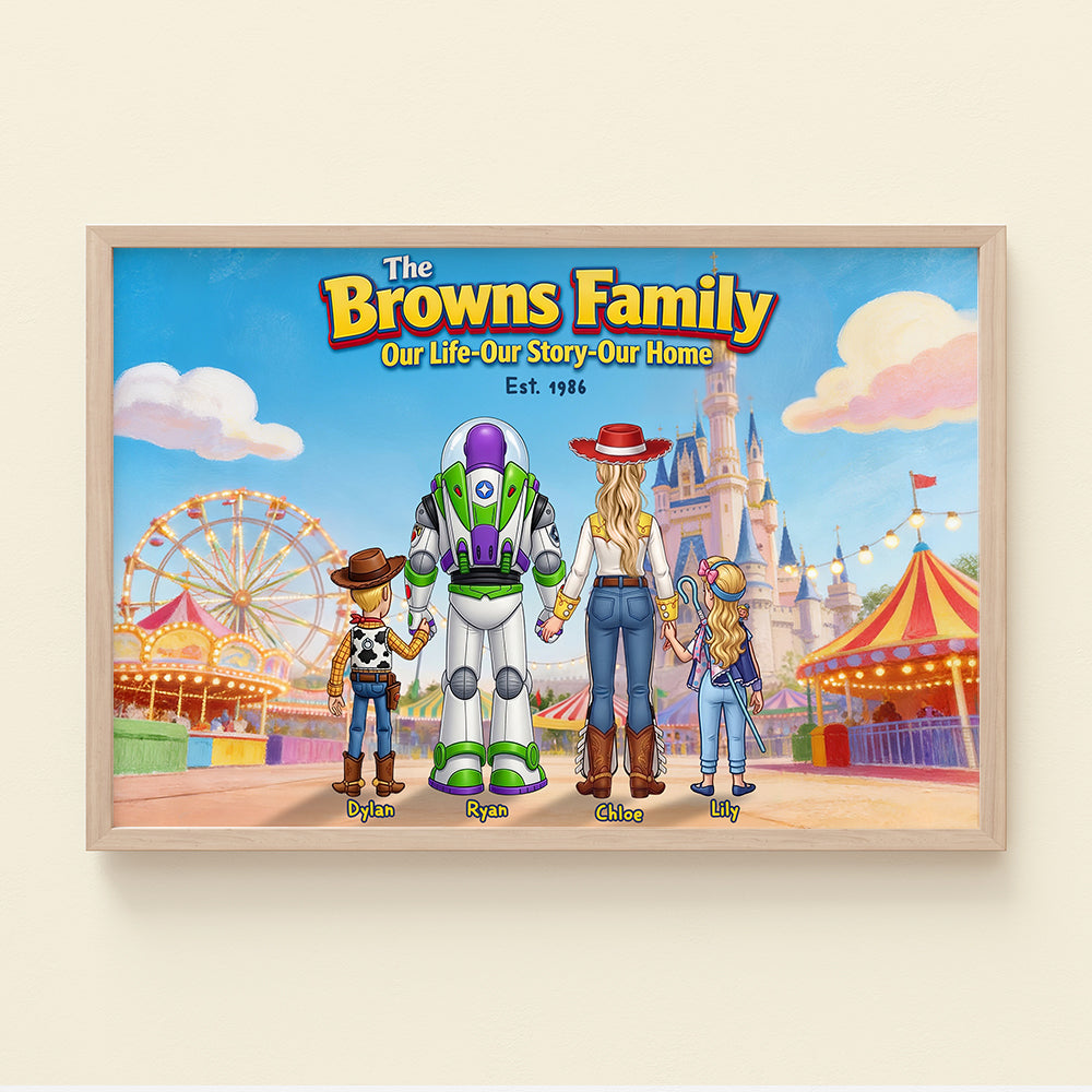 Family Adventure Canvas - Personalized Gifts For Family 02HUDT200626