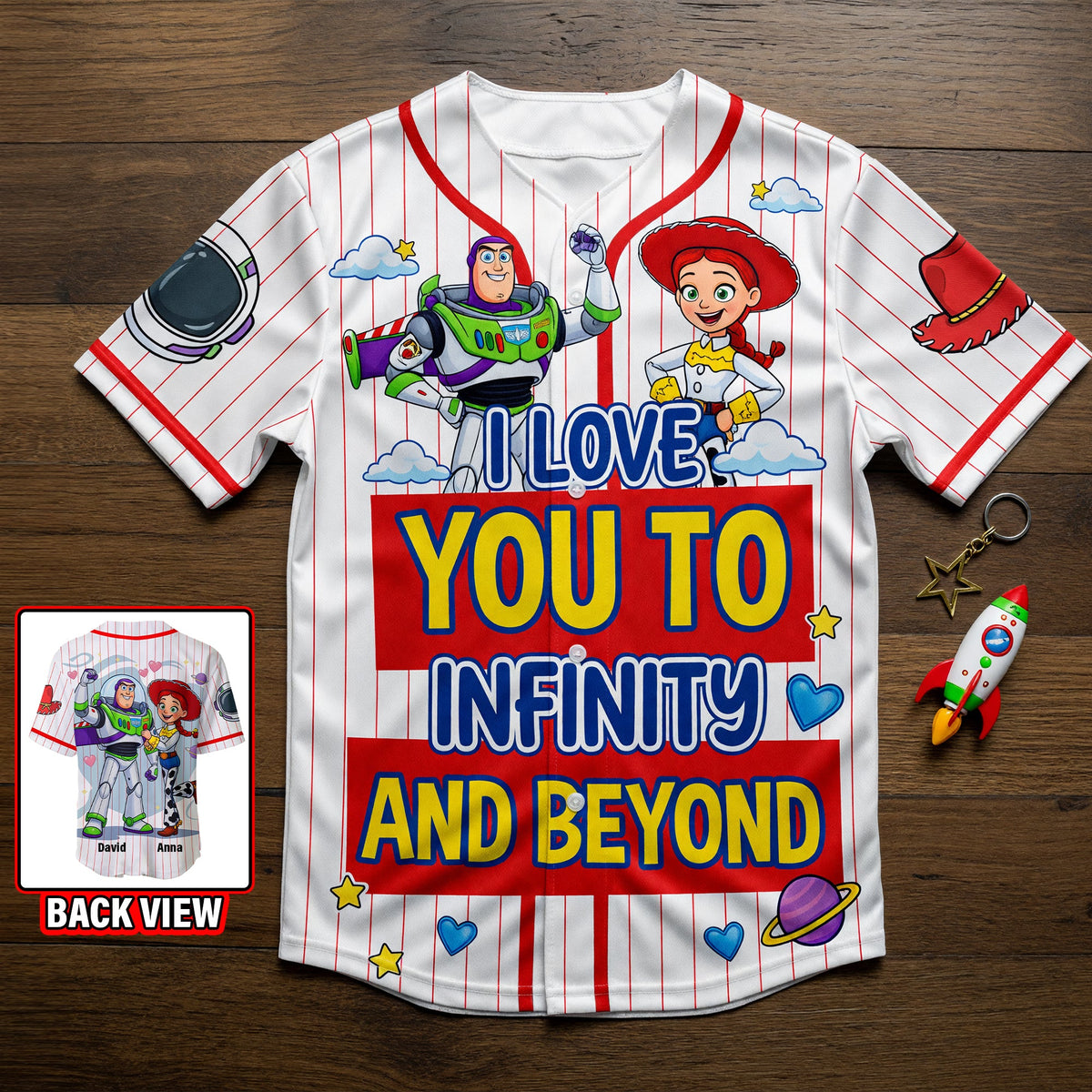 Couple Forever Baseball Jersey - Personalized Gifts For Couple 02NAQN190626