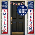 America 250 Years Of Freedom - Personalized Porch Banners