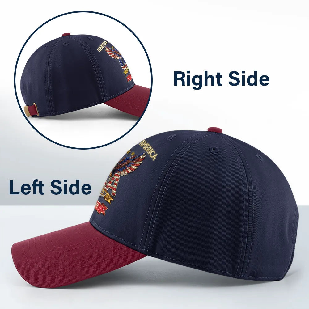 America 250th Anniversary - Personalized Embroidered Two Tone Cap