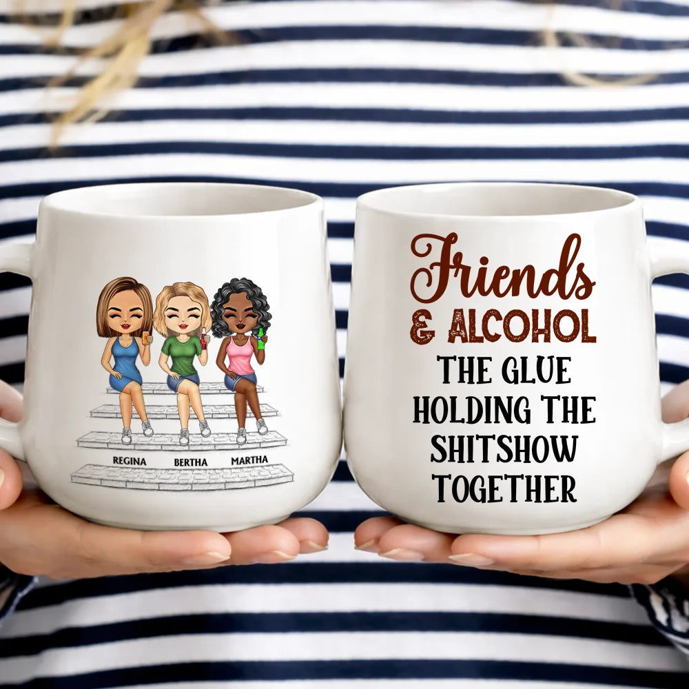 We're Not Sugar And Spice And Everything Nice We're Sage And Hood - Personalized Tapered Mug