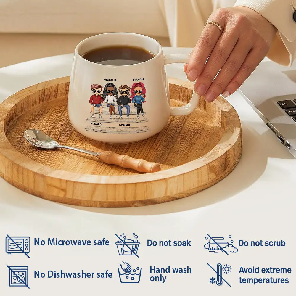 We're Not Sugar And Spice And Everything Nice We're Sage And Hood - Personalized Tapered Mug