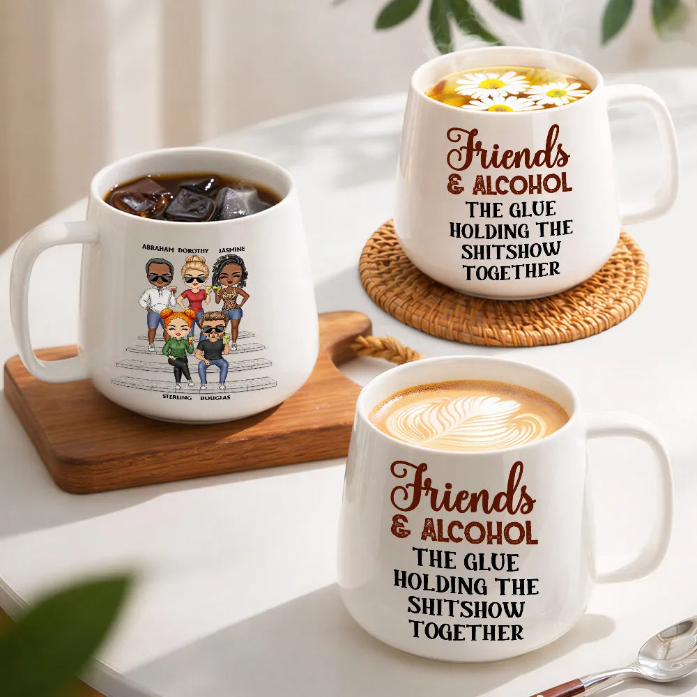 We're Not Sugar And Spice And Everything Nice We're Sage And Hood - Personalized Tapered Mug