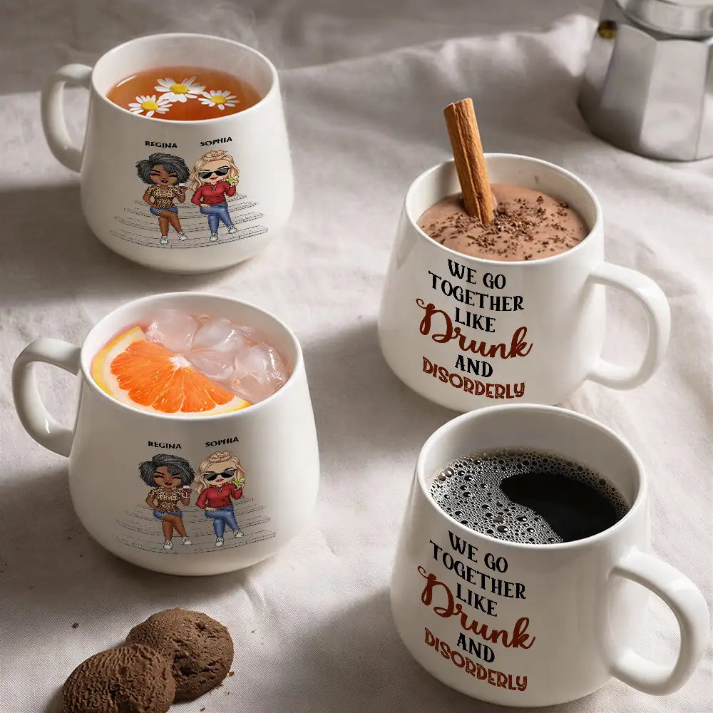 We're Not Sugar And Spice And Everything Nice We're Sage And Hood - Personalized Tapered Mug