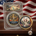 Custom Photo Family America In God We Trust - Personalized Commemorative Keepsake Coin