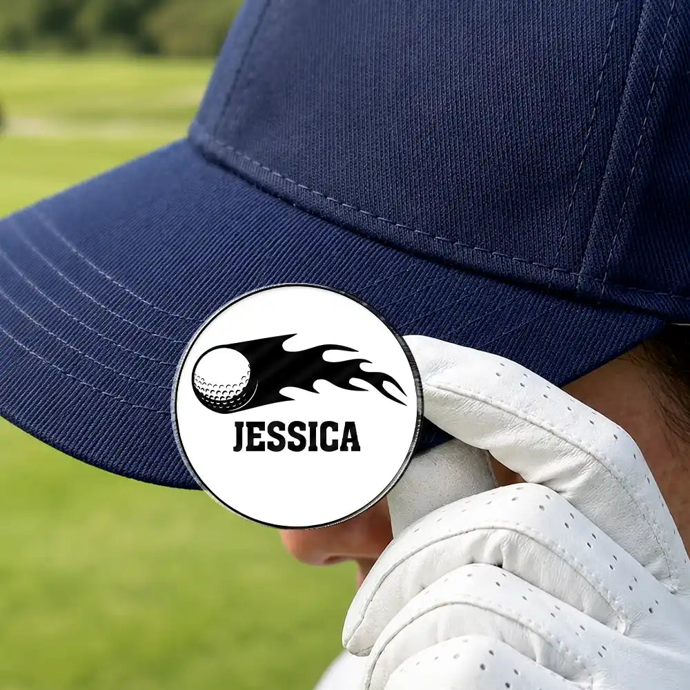 Life Is Full Of Choices Monogram Golf Ball Marker - Personalized Acrylic Magnetic Clip