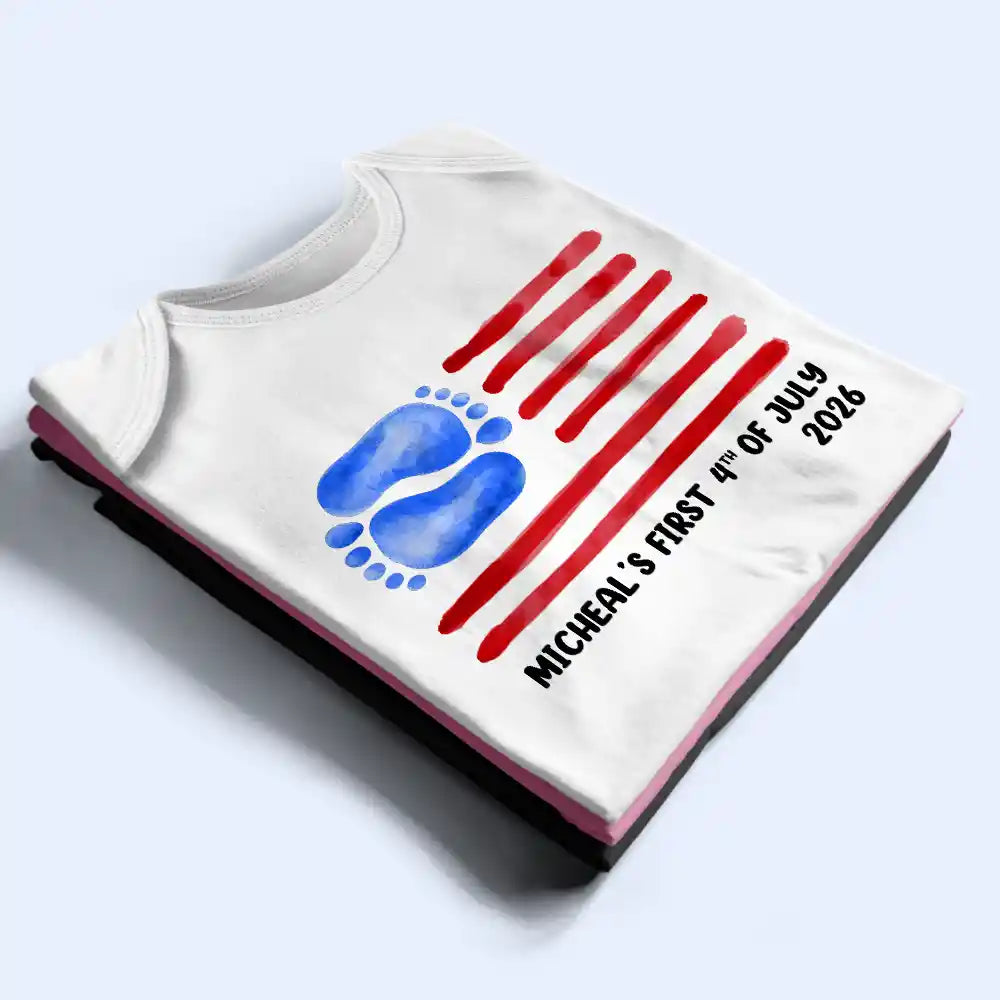 Baby's First 4th Of July - Personalized Baby Onesie