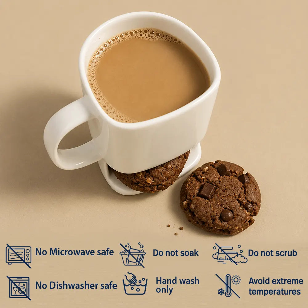 Do Not Touch Mine 3D Effect Funny Sarcastic Face - Personalized Cookie Mug