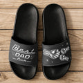 Classic Best Dad Grandpa Ever Limited Edition - Personalized Unisex Slides
