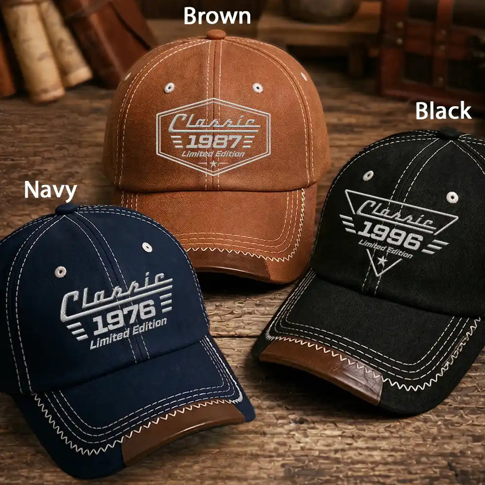 Classic Year Limited Edition - Personalized Vintage Baseball Cap
