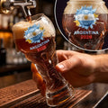 Country Flags Soccer Ball - Personalized Beer Glass