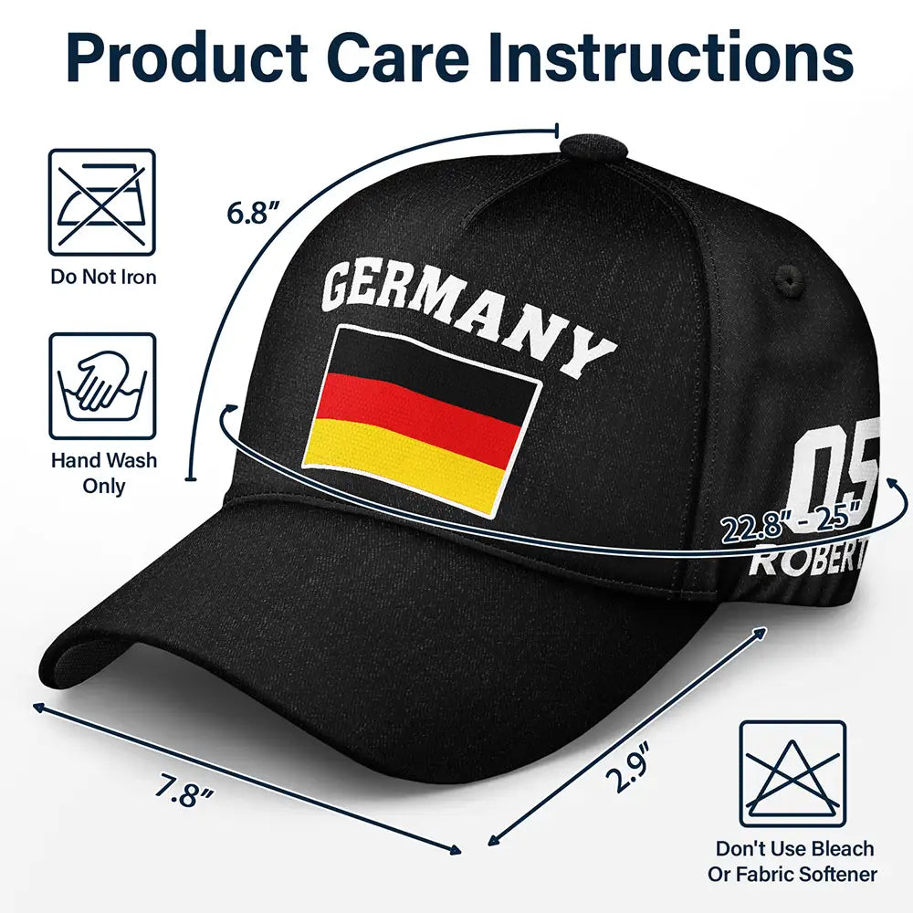 Country Flags Soccer Ball - Personalized Classic Cap