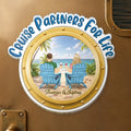 Cruising Partners For Life Backside - Personalized Acrylic Magnet